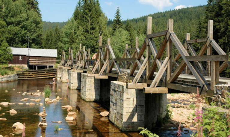 Hradlový most - Rechle